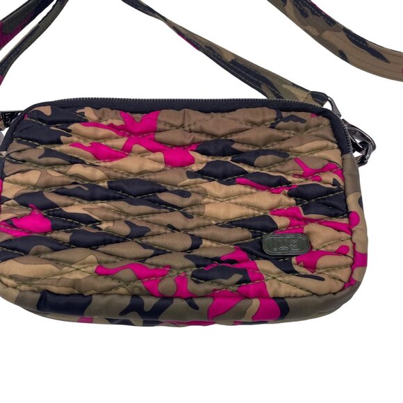Lug Coupe Quilted Camouflage Crossbody Bag - Picture 8 of 10